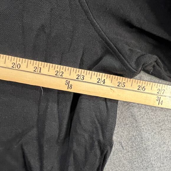 Belle by Kim Gravel Perfect Pique White Haute Zip Anorak Black Size X-Large - Picture 7 of 11